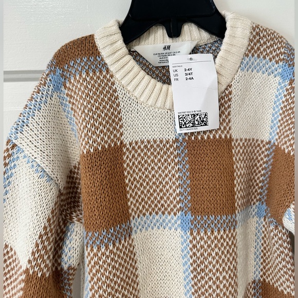 H & M toddler boys kids thick knit pattern sweater - Picture 7 of 9